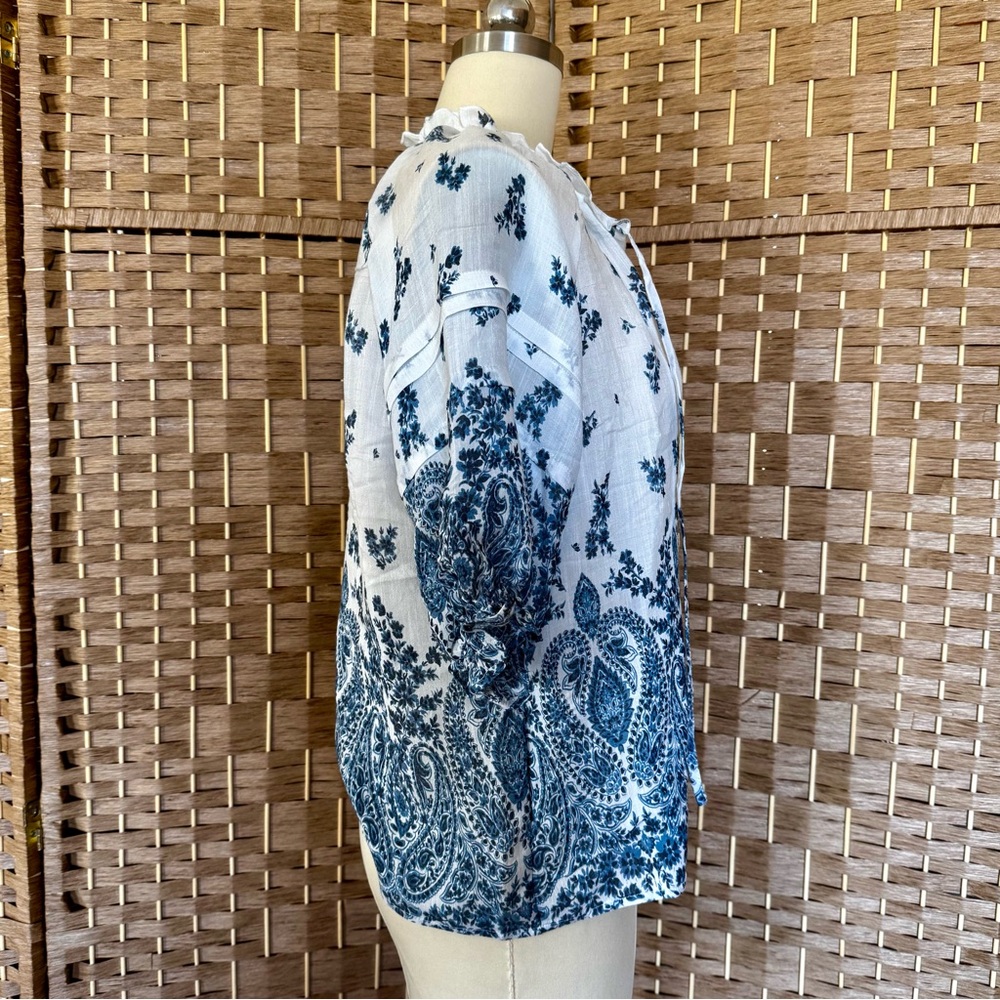 NWT Nanette Lepore floral print summer top S - Picture 5 of 12